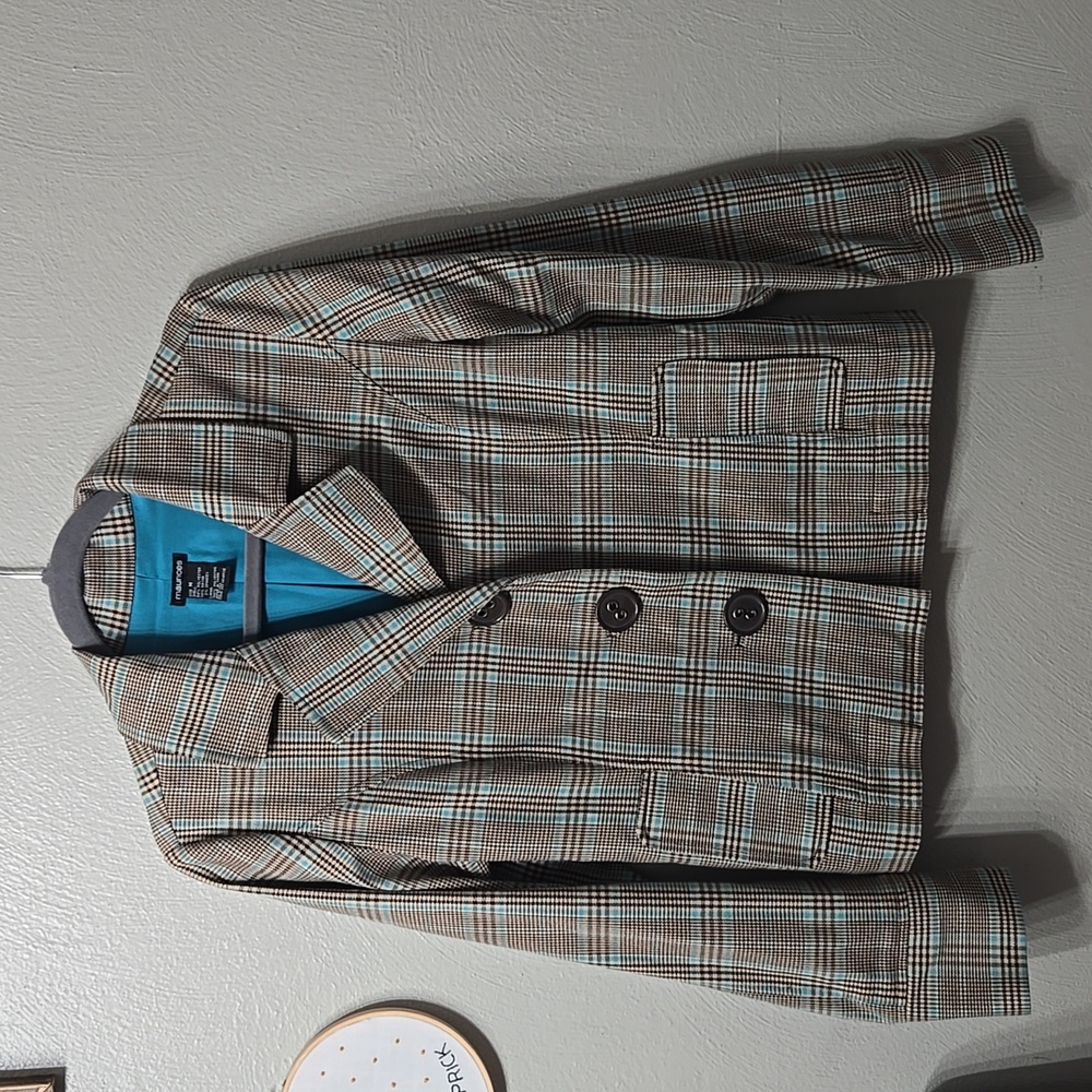Plaid blazer